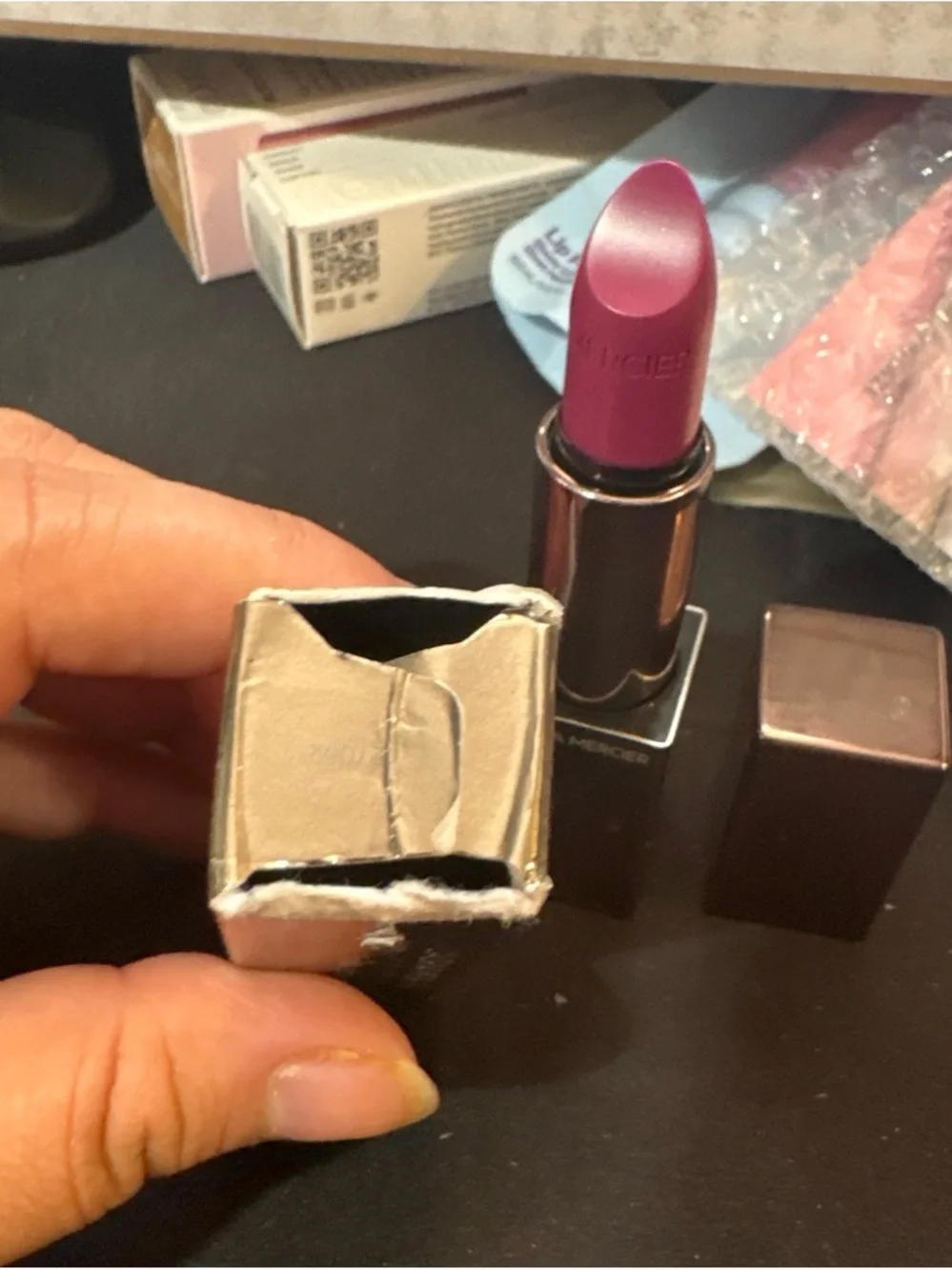 laura mercier Silky Cream Lipstick — Plum Sublime Pink